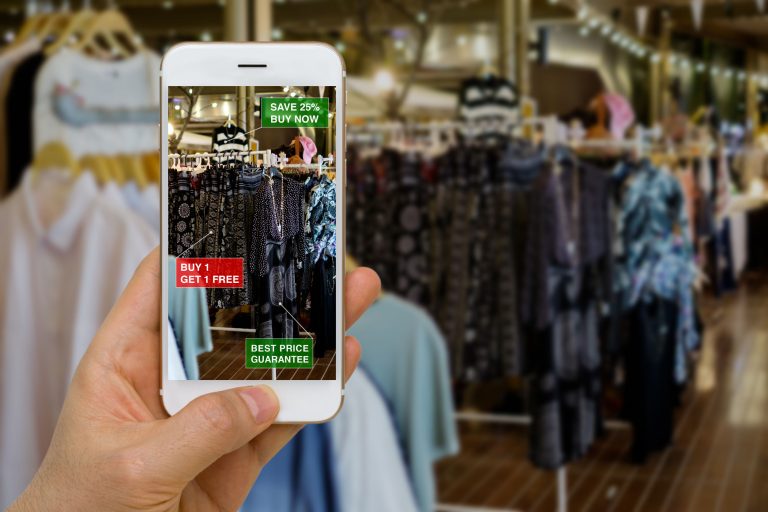 מציאות רבודה - Augmented reality in retail